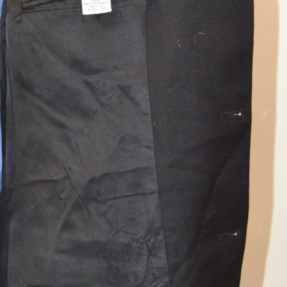 Pronto Uomo 42R Sport Coat Blazer Suit Jacket Blac - Picture 6 of 8